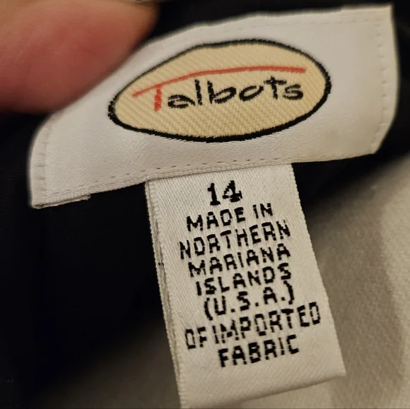 Vintage Talbots Black Women's Blazer - Picture 4 of 4